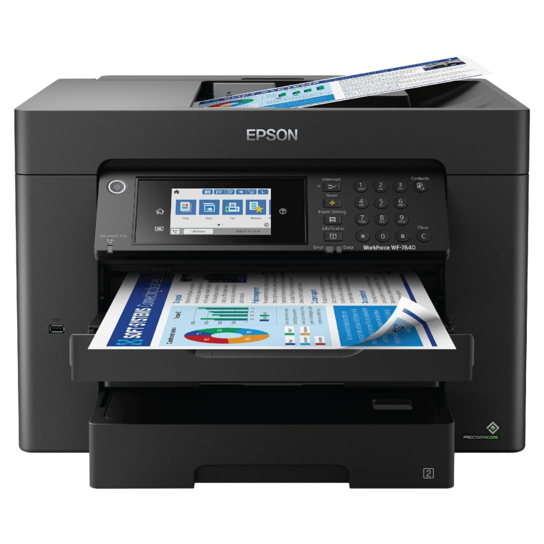 Epson Workforce Pro WF-7840 Wireless Color Inkjet 4-in-1 Printer
