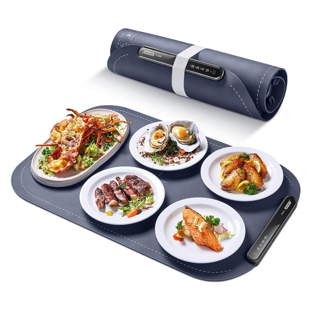 Sinopuren Electric Fast Heating Portable Roll-Up Food Warming Mat