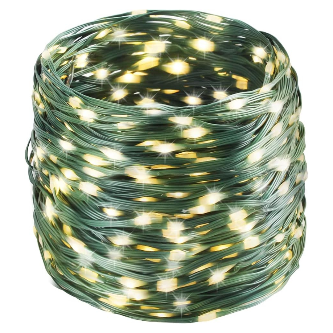 164FT Tcamp 500 LED Christmas String Lights With Timer (Warm White)