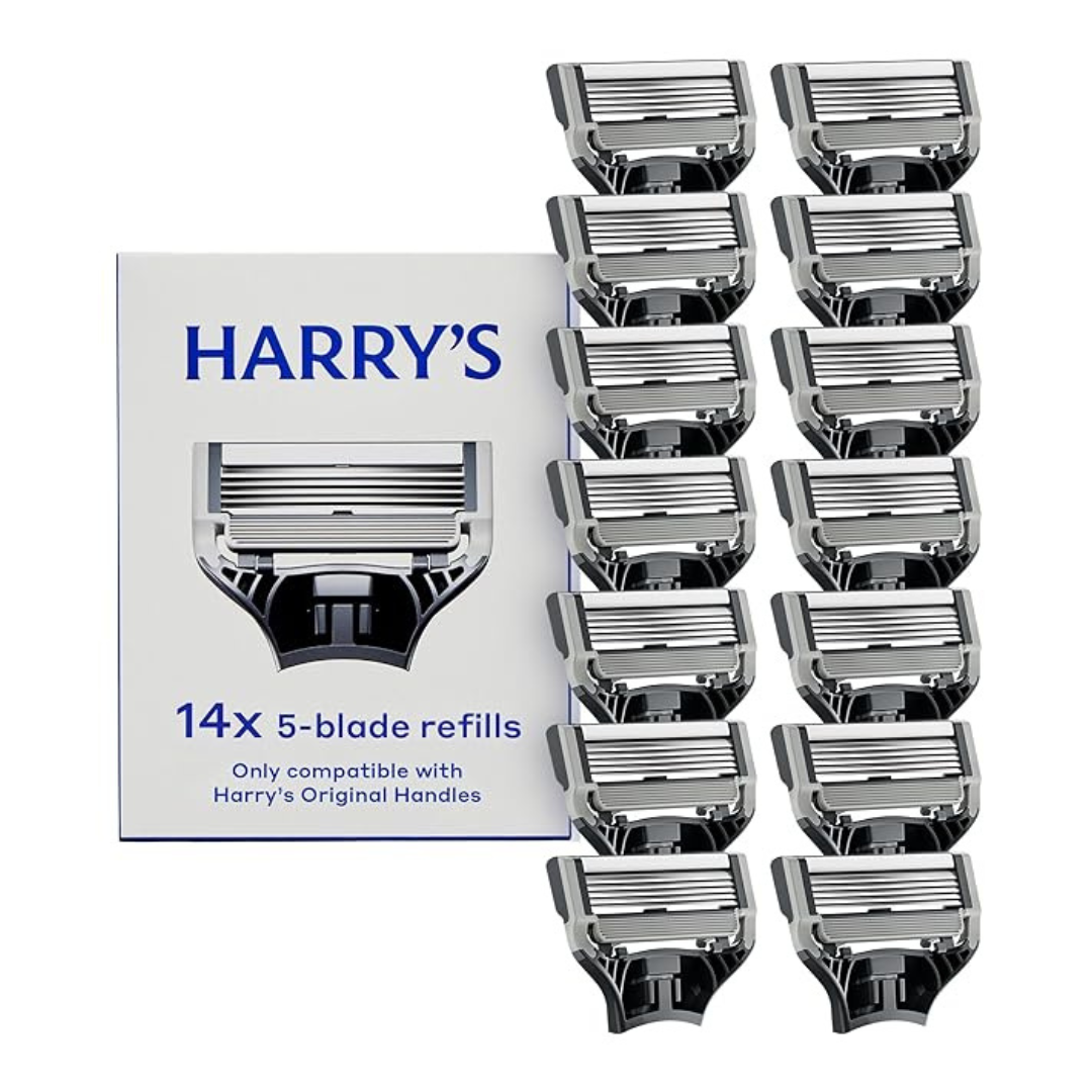 14-Count Harry's Men's Original Premium Razor Blade Refill Cartridges