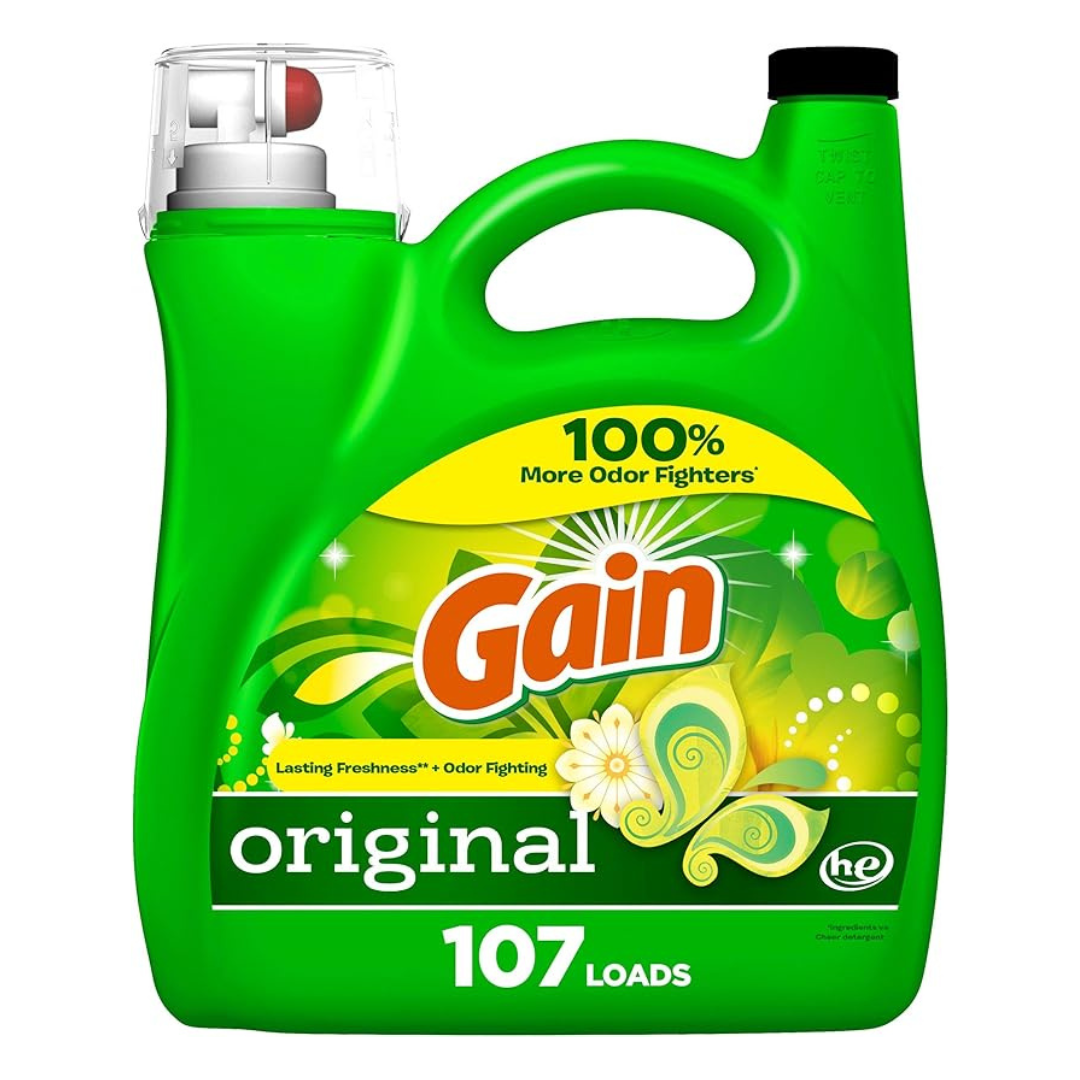 3-Pack 154oz Gain + Aroma Boost Liquid Laundry Detergent (Original Scent)