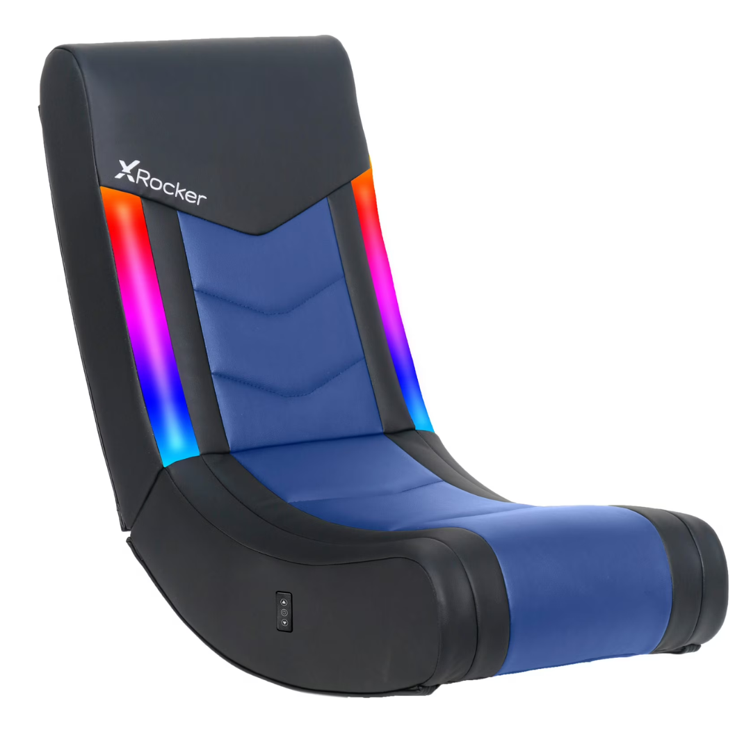 X Rocker Solo Floor Rocker Gaming Chair With RGB Lighting