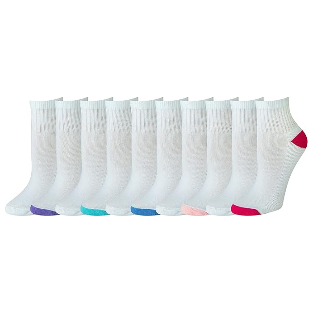 10-Pairs Amazon Essentials Women's Cotton Ankle Socks
