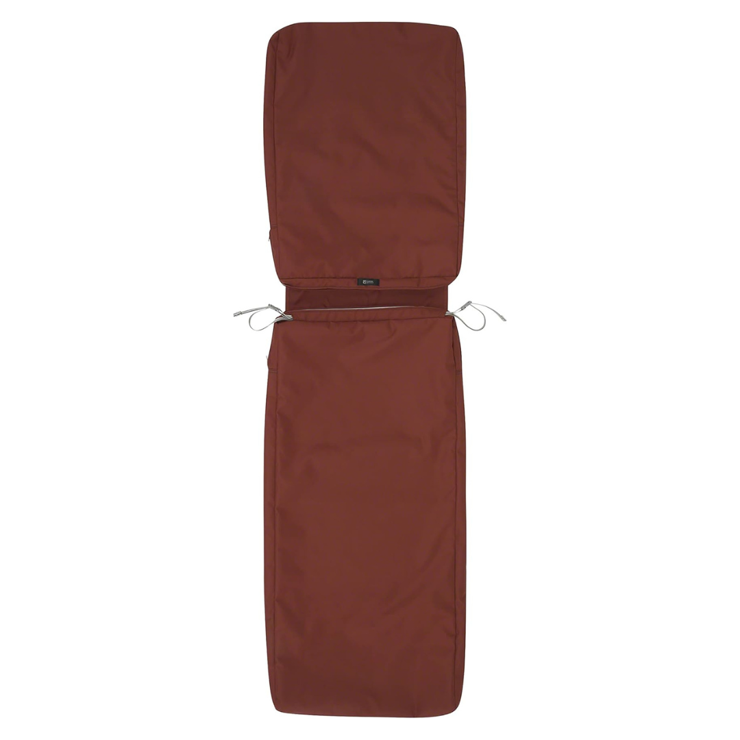 80" x 26" x 3" Classic Accessories Water-Resistant Patio Cushion Cover