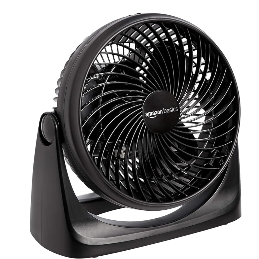 Amazon Basics 7" 3-Speed Small Room Air Circulator Fan