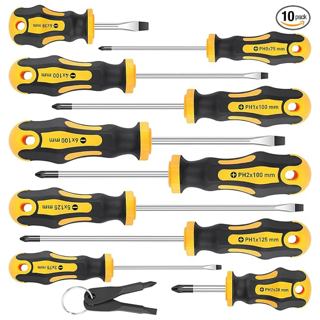 10-Piece Amartisan Magnetic Screwdrivers Set