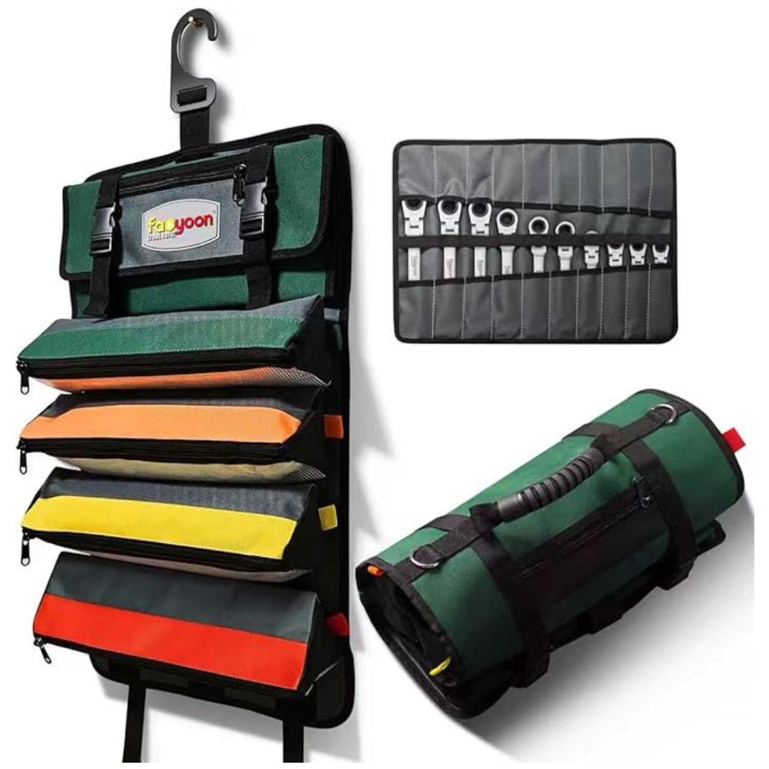 Faoyoon Heavy-Duty Roll Up Tool Bag