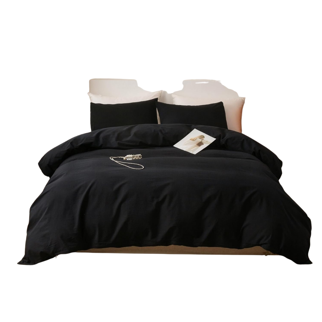 3-Pieces California King Size Duvet Cover Set