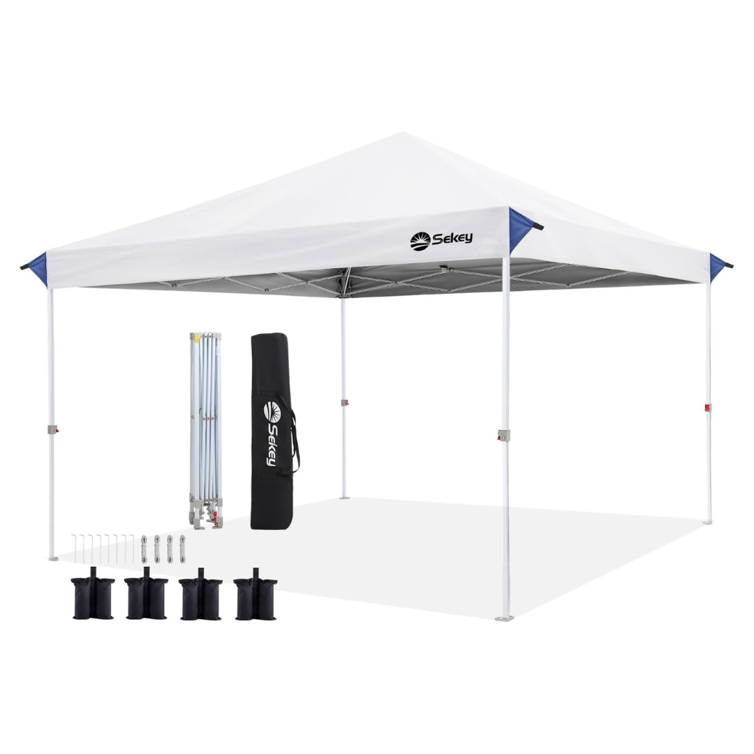 10' x 10' Pop One Push Setup-Easy Up Canopy W/ 99% UV Blocking