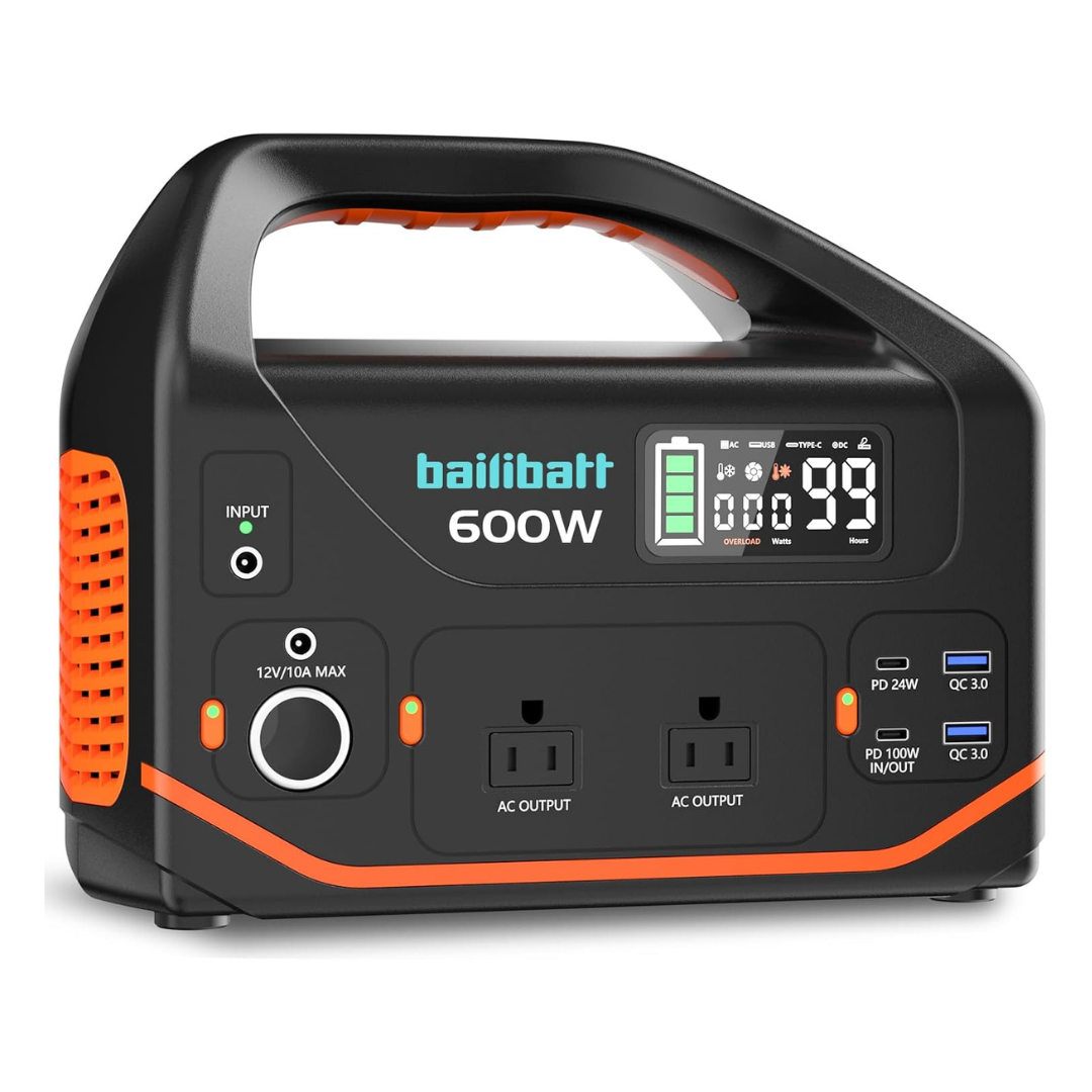 600W 293Wh Camping Lithium Battery Portable Power Station