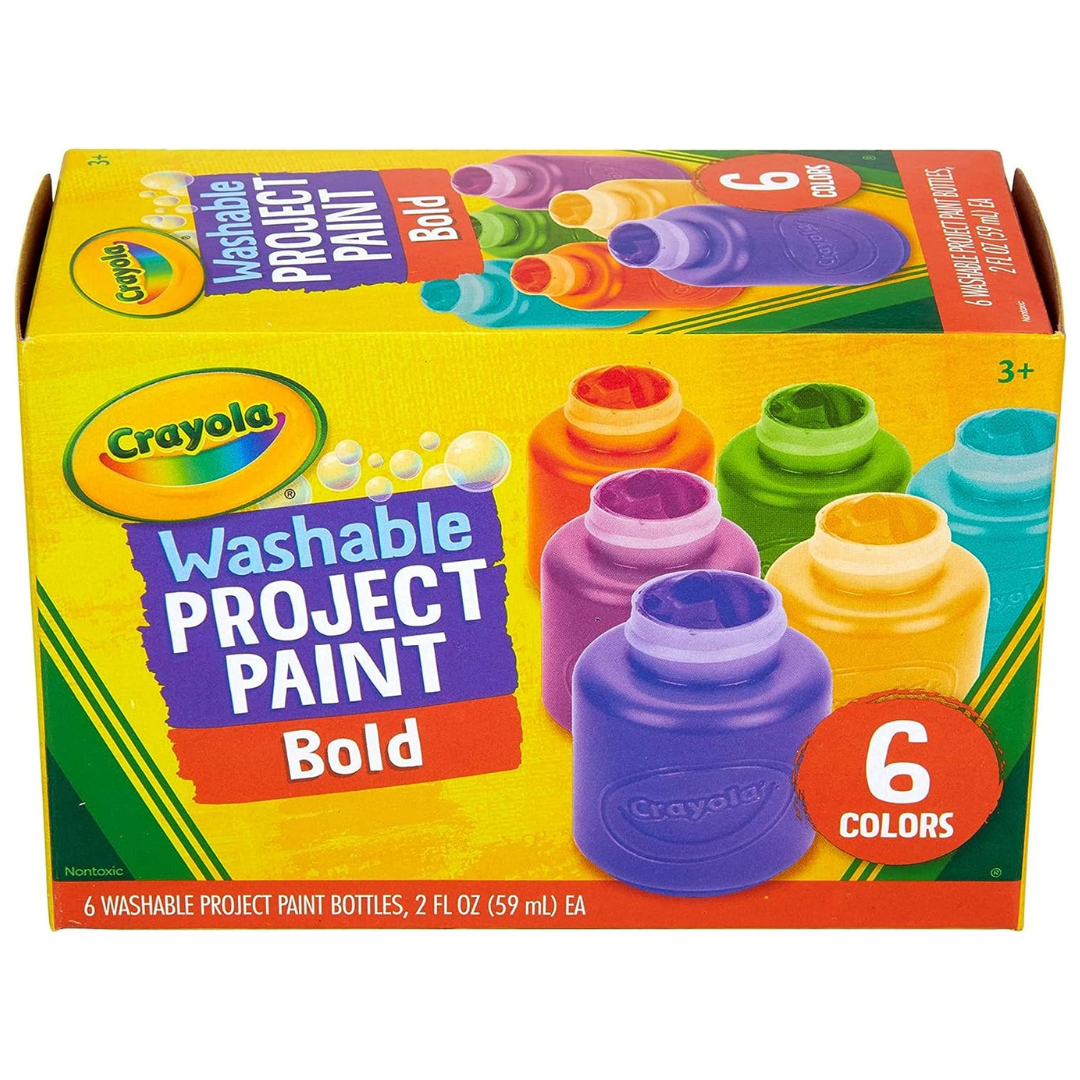 6-Count Crayola Washable Kids Paint
