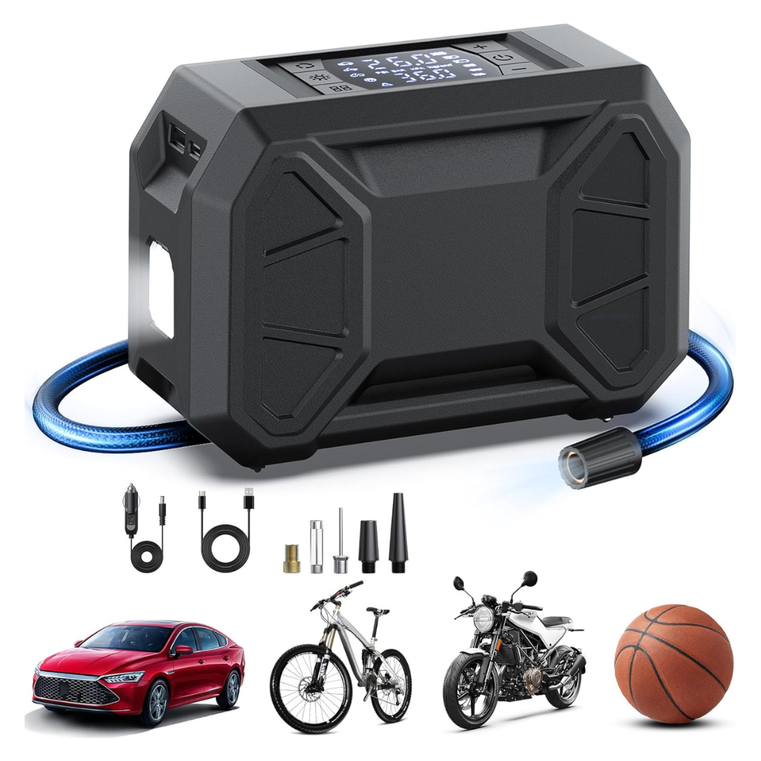 Pumptiva 150 PSI Cordless Tire Inflator Air Compressor