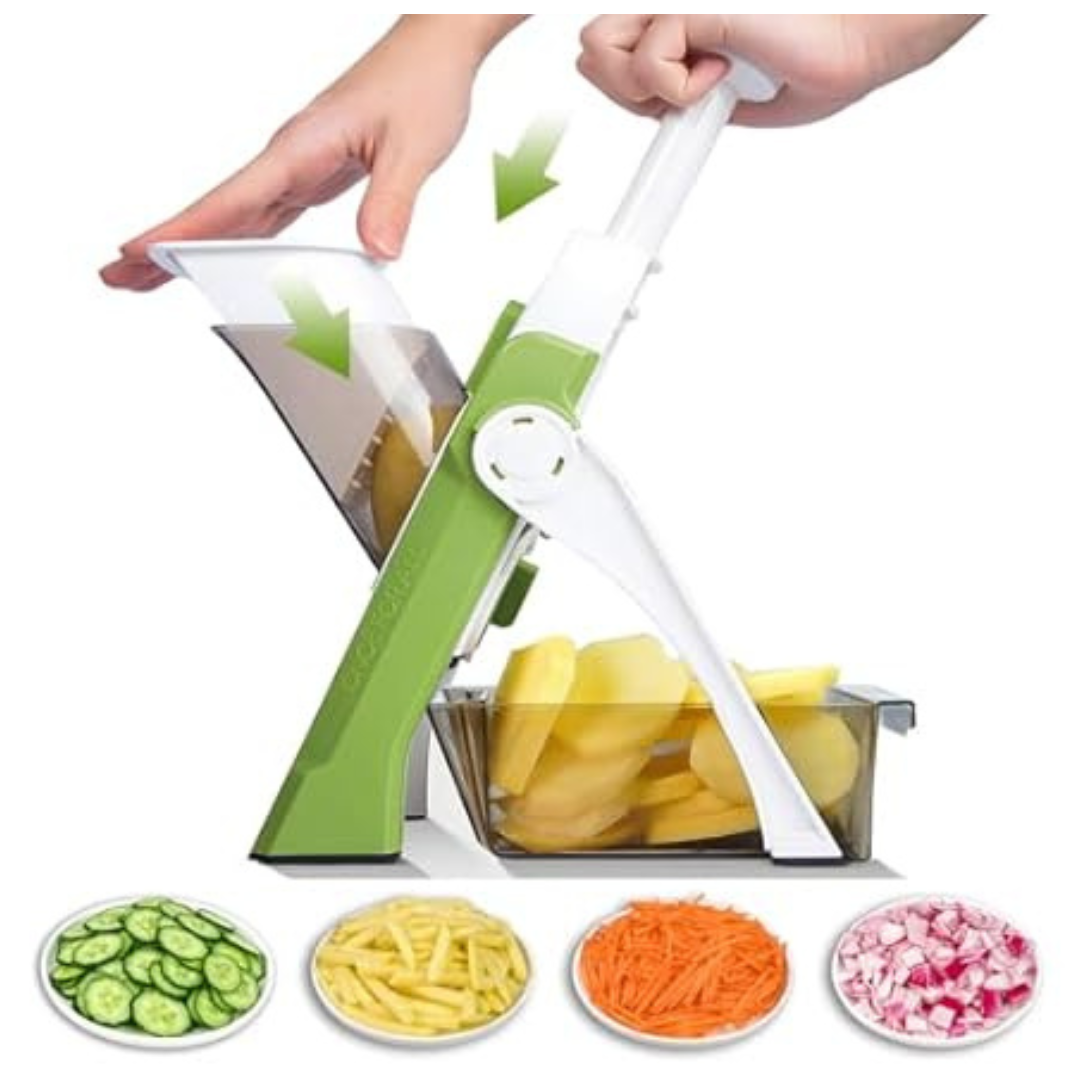QieCai Professional Safe Vegetable Mandoline Slicer (3 Colors)