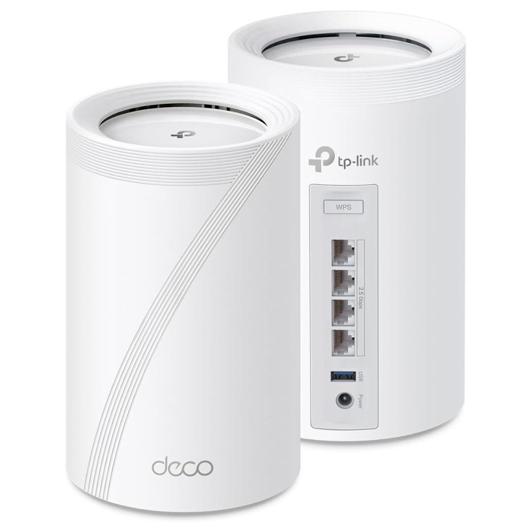 2-Pack TP-Link Tri-Band WiFi 7 BE10000 Whole Home Mesh System