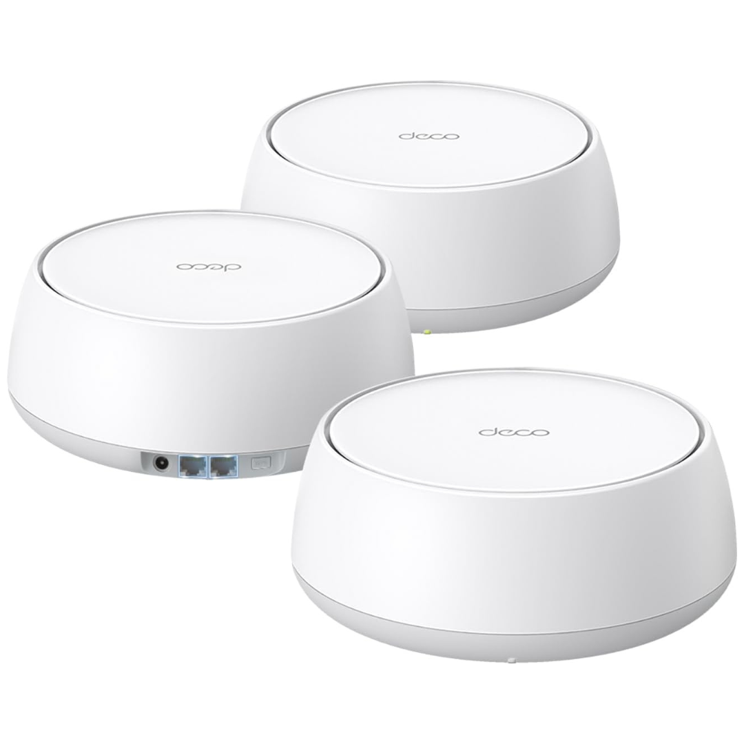 3-Pack TP-Link Dual-Band BE5000 WiFi 7 Mesh Wi-Fi System