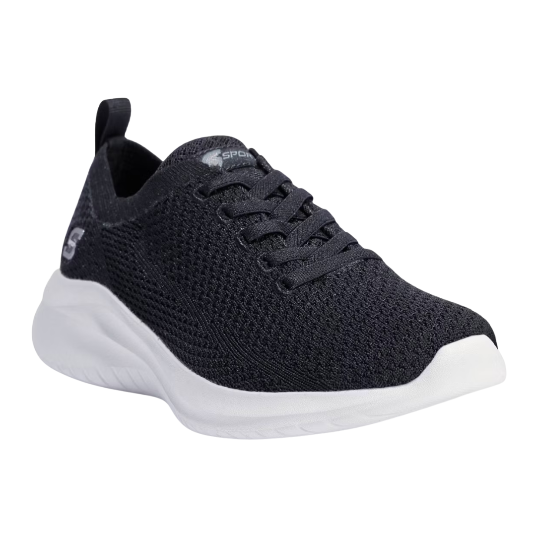 S Sport By Skechers Women's Resse 2.0 Elastic Sneakers (Black Or Gray)