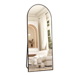 64" x 21" BeautyPeak Arched Full Length Mirror With Stand (2 Colors)