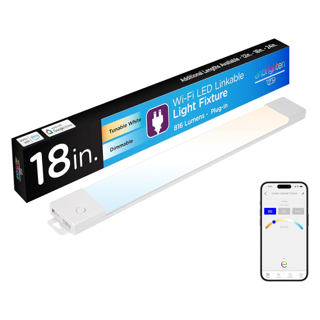 Enbrighten 18" LED Wi-Fi Light Fixture