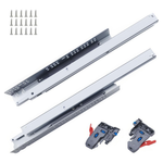 6-Pairs 18" Undermount Full Extension Drawer Slides