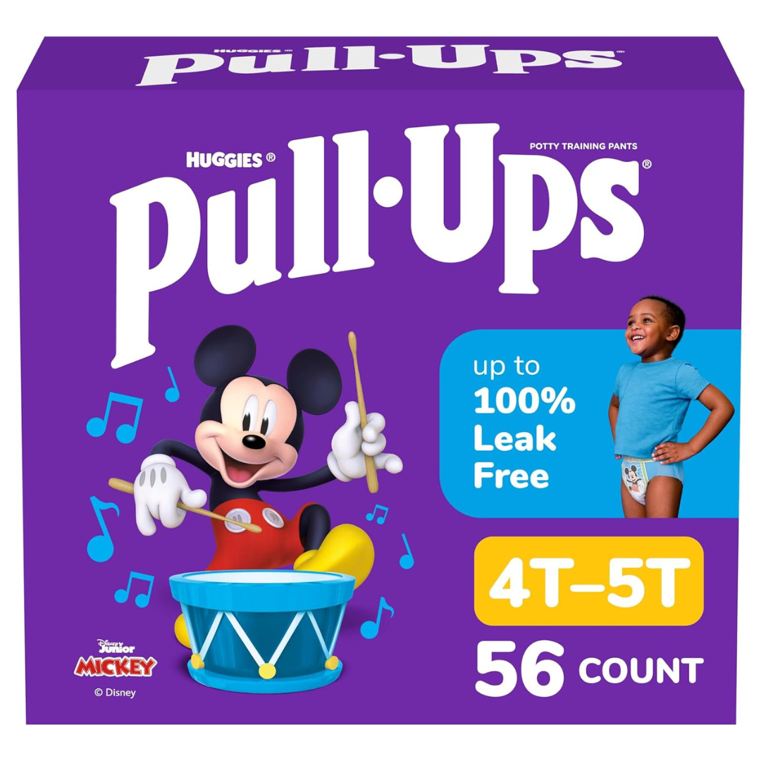 Huggies Pull-Ups Boys’ Potty Training Pants (Size 4T-5T, 56 Count)