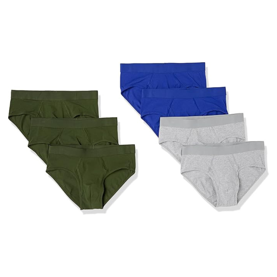 7-Pack Amazon Essentials Men's Cotton Jersey Briefs