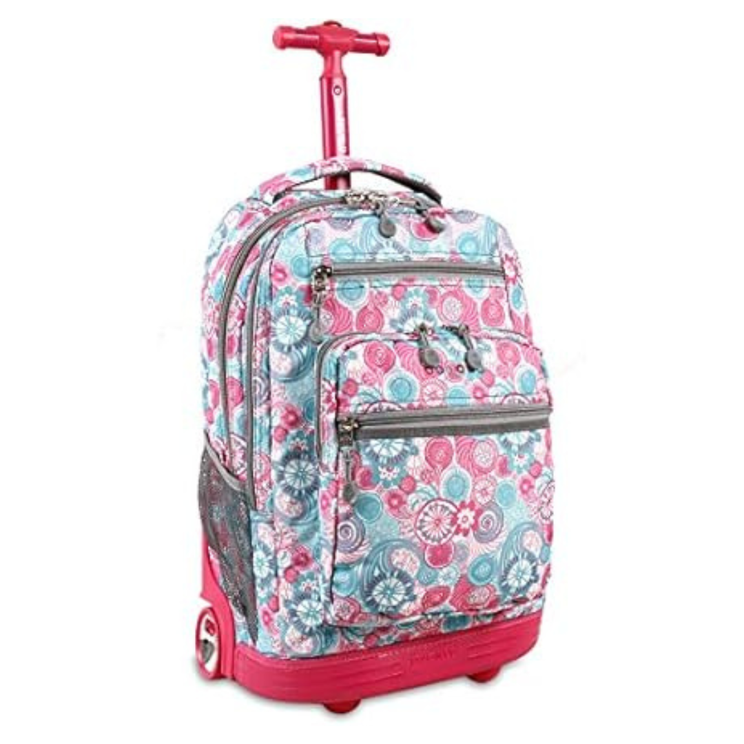 20" Sundance Rolling Backpack With Wheels For Kids