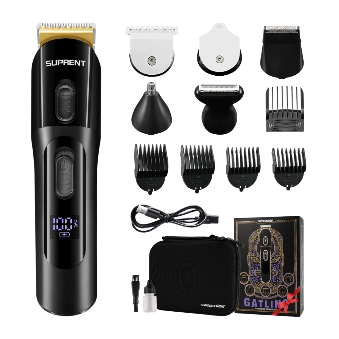 16-Piece Suprent 16-in-1 Men's Electric Grooming Kit
