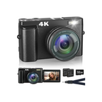 48MP 4K Digital Camera with Flash