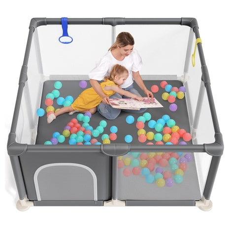 47″ Baby Playpen with Mesh Sides