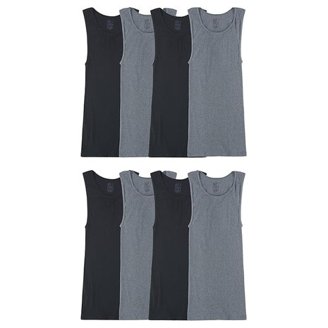 8-Pack Fruit of the Loom Men’s Tank Tops