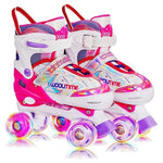 Kids Light-Up Adjustable Roller Skates (2 Colors)