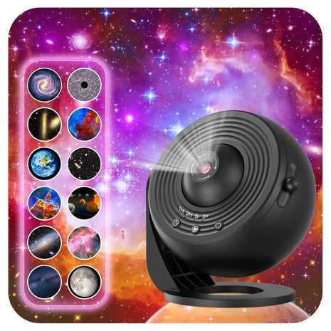 Galaxy Projector with 13 Film Discs