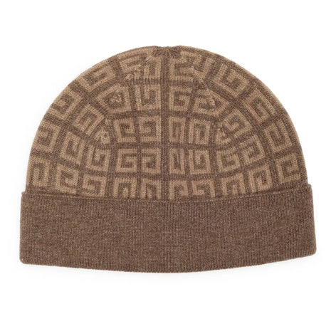 Wool/Cashmere Logo Beanie