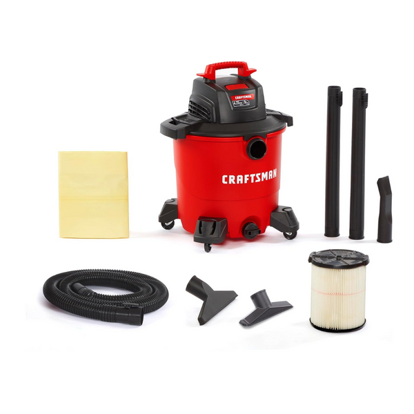Craftsman 9 Gallon Wet/Dry Vacuum With Attachments