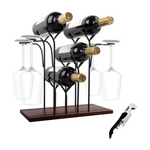 Countertop Wine and Glass Holder