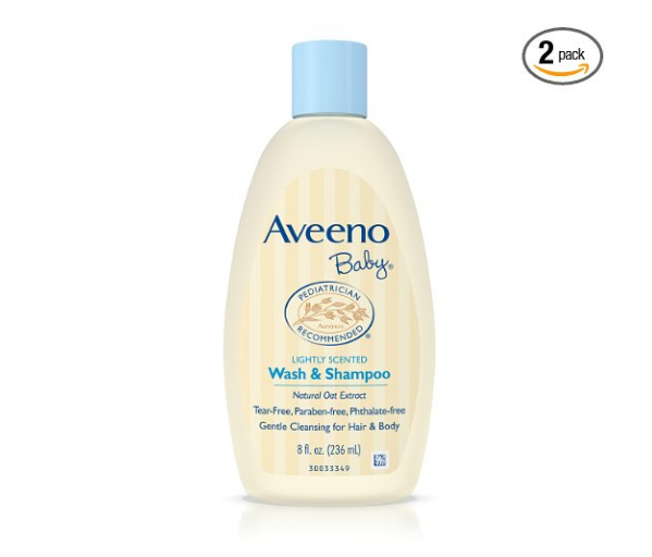 Pack of 2 Aveeno Baby Wash & Shampoo