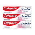 3 Pack Colgate Sensitive Whitening Toothpaste, Fresh Mint Gel, Sensitivity Protection