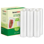 6 Rolls Bonsenkitchen Vacuum Sealer Bags (8x16in)