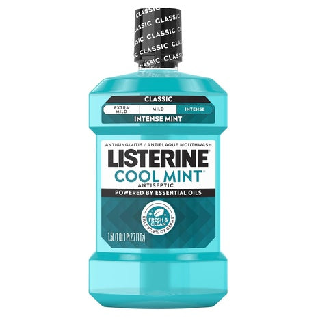 2 Big Bottles Listerine Intense Mouthwash