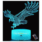 Eagle or Horse Color Changing 3D Night Lights