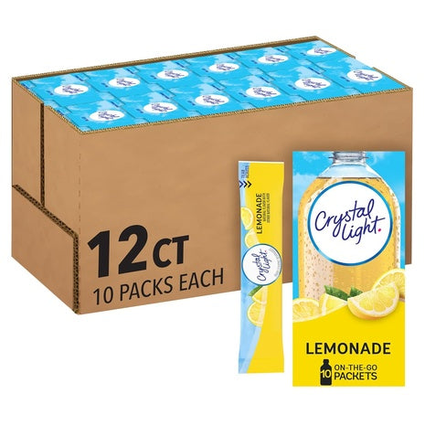 120 Crystal Light Lemonade Packets