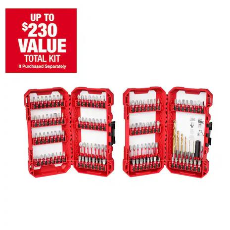 120-Piece Milwaukee Shockwave Impact Bit Set
