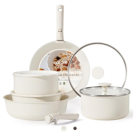 11 Piece Carote Pots And Pans Set