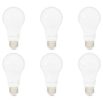 6-Pack Amazon Basics 100W Dimmable LED Bulbs