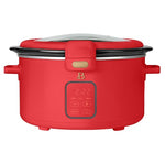 4QT Beautiful Digital Slow Cooker With Locking Lid