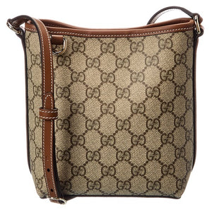 Gucci Women's GG Emblem Nano GG Supreme Canvas & Leather Bucket Bag