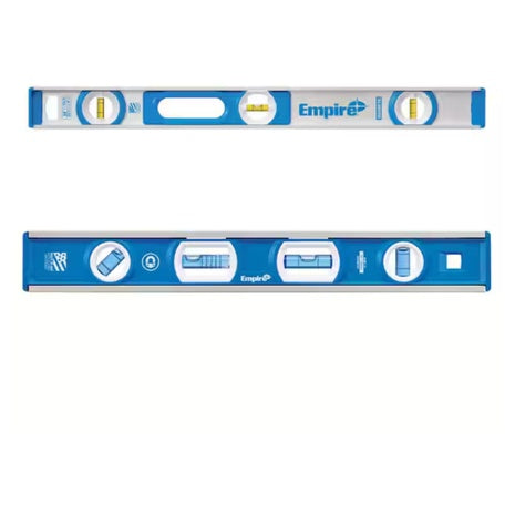 Empire 24" Aluminum I-Beam Level With 12" Compact Box Level Set
