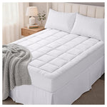 Queen Quilted Mattress Pad Pillow Top