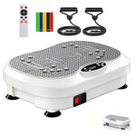 Vibration Plate Exercise Machine With Resistance Bands