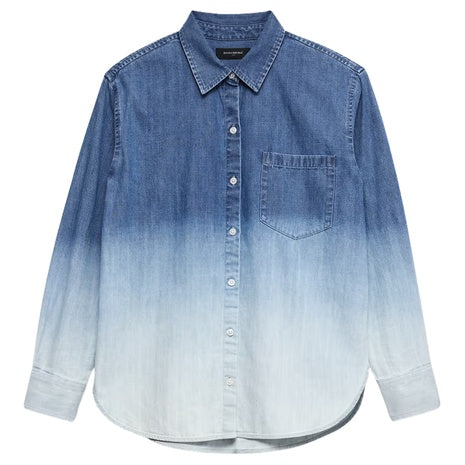 Banana Republic Factory Women's Ombre Denim Shirt
